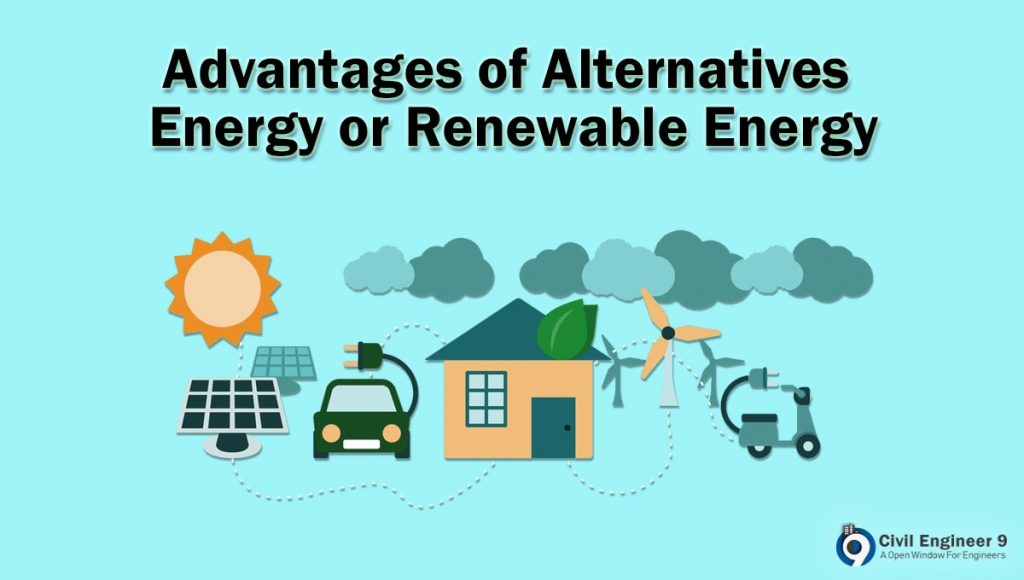 Advantages Of Using Renewable Or Alternatives Energy