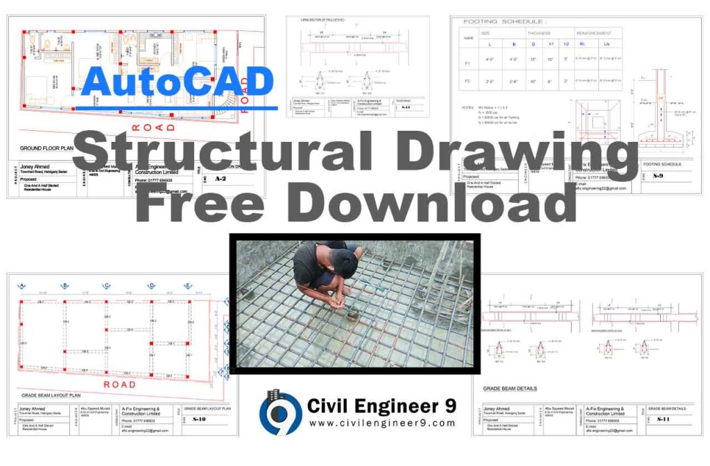 Swimming Pool Structural Drawing | PDF