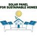 Solar panel is best alternative energy for Sustainable homes